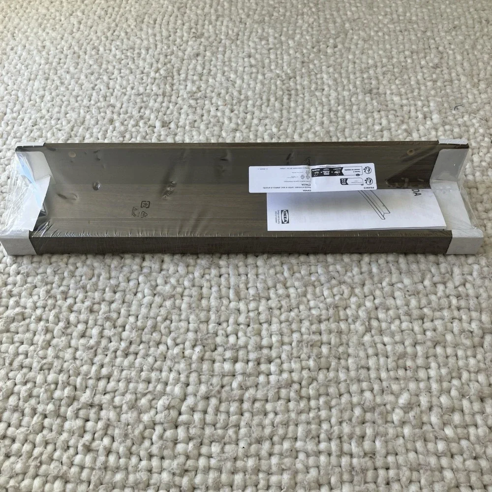 IKEA MOSSLANDA Picture Ledge Walnut Effect‎ Floating Shelf 55cm 21 3/4
